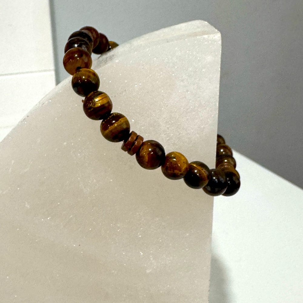 Natural Tiger Eye Stretch Bracelet